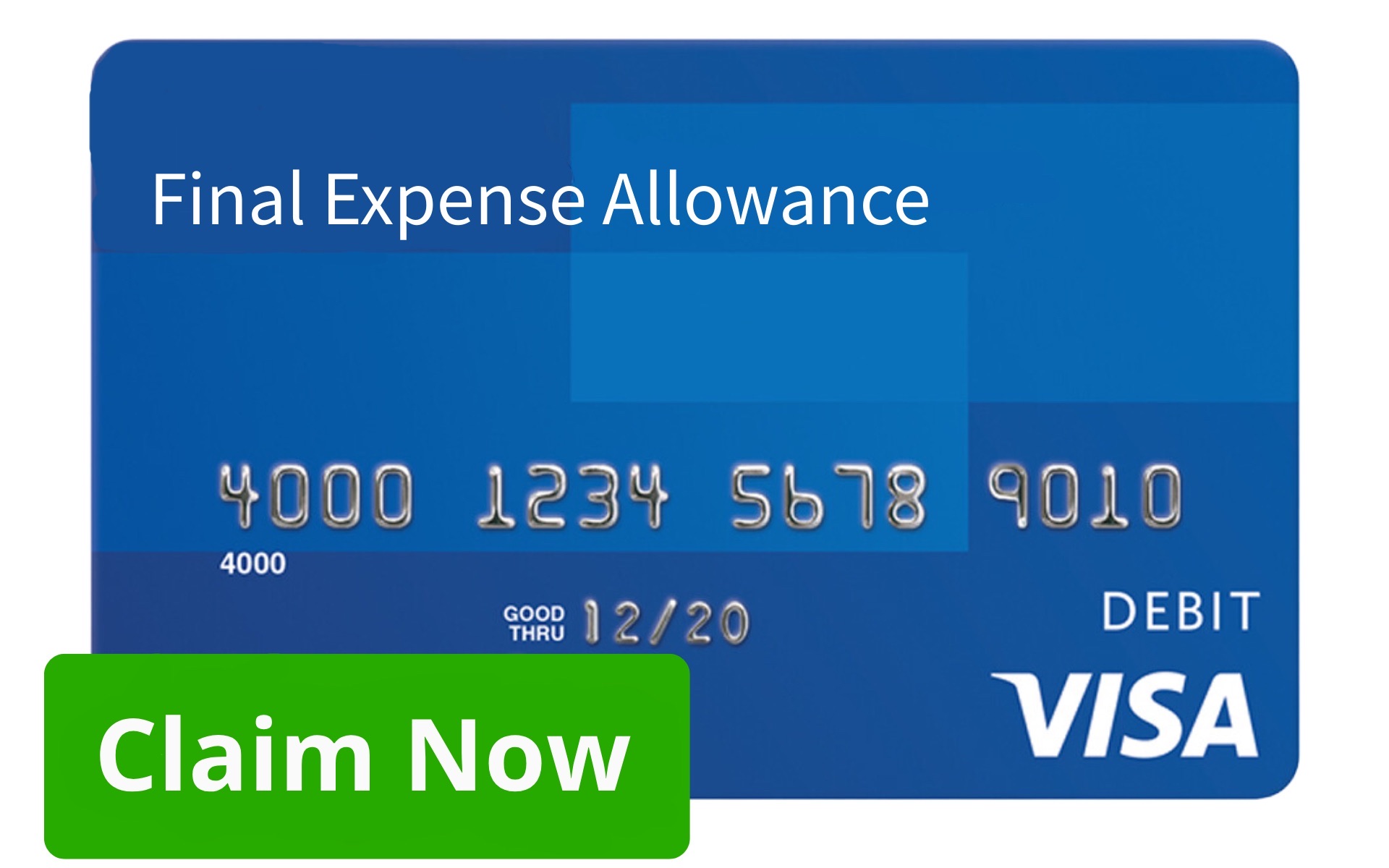 Illustration of a senior couple smiling with a financial benefit overlay